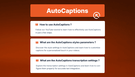 AutoCaptions by AutoCut