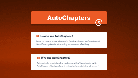 AutoChapters by AutoCut