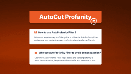 AutoProfanity Filter