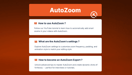 Autozoom on AutoCut