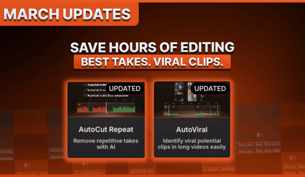 Autocut Updates