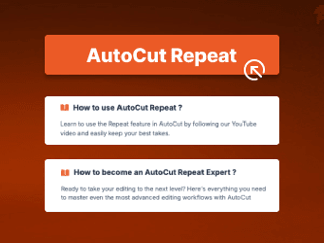 AutoCut Repeat