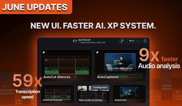 Plugin AutoCut AI – Economize Horas no Premiere Pro & DaVinci Resolve